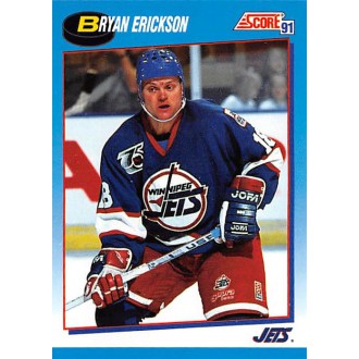 Řadové karty - Erickson Bryan - 1991-92 Score Canadian Bilingual No.657