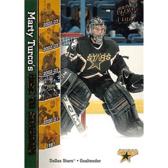 Insertní karty - Turco Marty - 2003-04 Pacific Marty Turco No.3