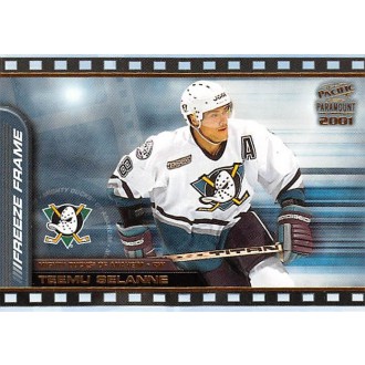 Insertní karty - Selanne Teemu - 2000-01 Paramount Freeze Frame No.2