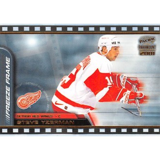 Insertní karty - Yzerman Steve - 2000-01 Paramount Freeze Frame No.16