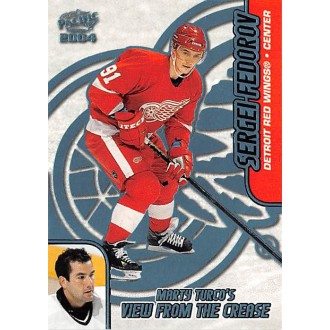 Insertní karty - Fedorov Sergei - 2003-04 Pacific View from the Crease No.5