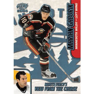 Insertní karty - Gáborík Marián - 2003-04 Pacific View from the Crease No.7