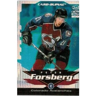 Insertní karty - Forsberg Peter - 1999-00 Crown Royale Card-Supials Minis No.6