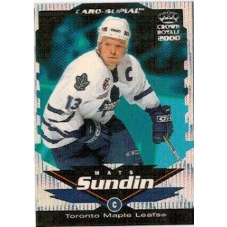 Insertní karty - Sundin Mats - 1999-00 Crown Royale Card-Supials Minis No.19