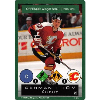 Řadové karty - Titov German - 1995-96 Playoff One on One No.20