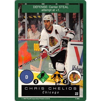 Řadové karty - Chelios Chris - 1995-96 Playoff One on One No.22