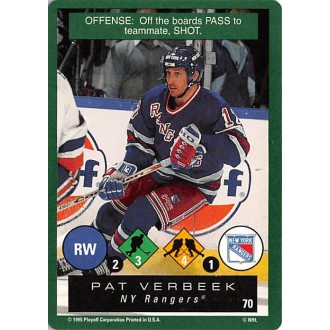 Řadové karty - Verbeek Pat - 1995-96 Playoff One on One No.70