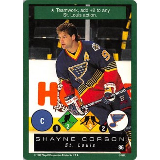 Řadové karty - Corson Shayne - 1995-96 Playoff One on One No.86