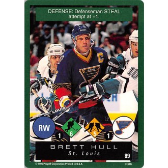 Řadové karty - Hull Brett - 1995-96 Playoff One on One No.89