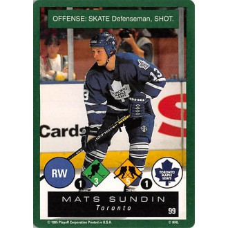 Řadové karty - Sundin Mats - 1995-96 Playoff One on One No.99