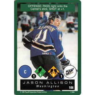 Řadové karty - Allison Jason - 1995-96 Playoff One on One No.106