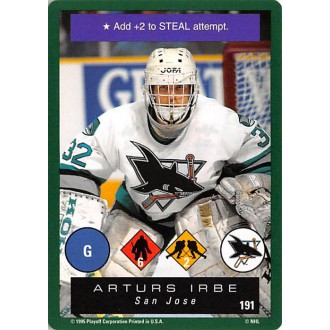 Řadové karty - Irbe Arturs - 1995-96 Playoff One on One No.191