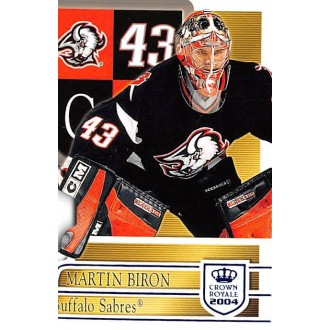 Paralelní karty - Biron Martin - 2003-04 Crown Royale Blue No.10