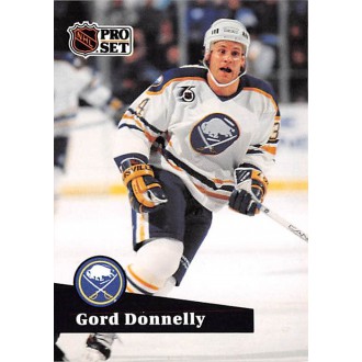 Řadové karty - Donnelly Gord - 1991-92 Pro Set No.357