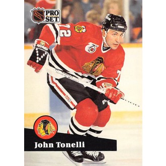 Řadové karty - Tonelli John - 1991-92 Pro Set No.373