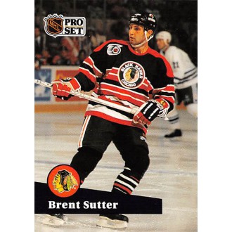 Řadové karty - Sutter Brent - 1991-92 Pro Set No.374