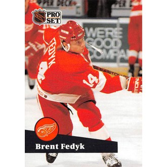 Řadové karty - Fedyk Brent - 1991-92 Pro Set No.379
