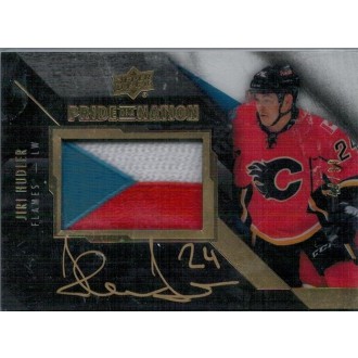 Patch karty - Hudler Jiří - 2015-16 UD Black Pride of a Nation No.PN-JH