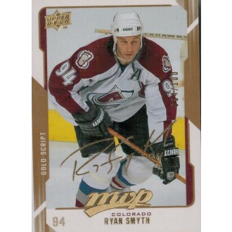 Paralelní karty - Smyth Ryan - 2008-09 MVP Gold Script No.74
