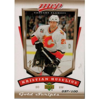 Paralelní karty - Huselius Kristian - 2006-07 MVP Gold Script No.49