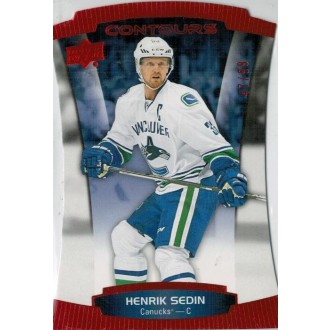 Paralelní karty - Sedin Henrik - 2015-16 Contours Red No.82