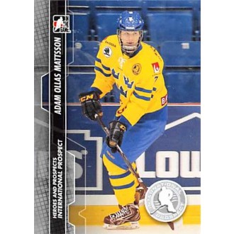 Řadové karty - Mattsson Adam Ollas - 2013-14 ITG Heroes and Prospects No.112