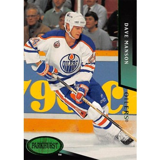 Paralelní karty - Manson Dave - 1993-94 Parkhurst Emerald Ice No.335