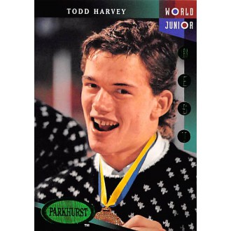 Paralelní karty - Harvey Todd - 1993-94 Parkhurst Emerald Ice No.513