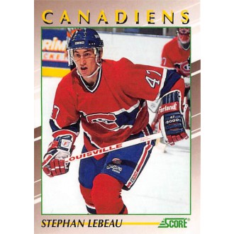 Řadové karty - Lebeau Stephan - 1991-92 Score Young Superstars No.7
