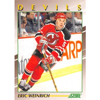 Řadové karty - Weinrich Eric - 1991-92 Score Young Superstars No.26