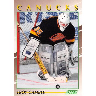 Řadové karty - Gamble Troy - 1991-92 Score Young Superstars No.29