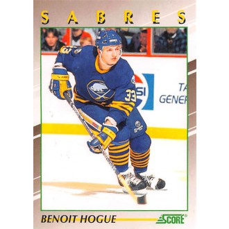 Řadové karty - Hogue Benoit - 1991-92 Score Young Superstars No.31