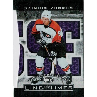 Insertní karty - Zubrus Dainius - 1997-98 Donruss Preferred Line of the Times No.8-C