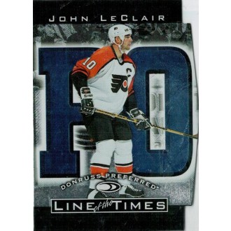 Insertní karty - LeClair John - 1997-98 Donruss Preferred Line of the Times No.3-A