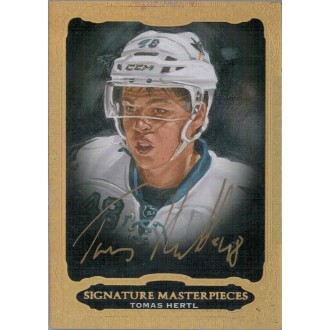 Podepsané karty - Hertl Tomáš - 2014-15 Ultimate Collection Ultimate Signature Masterpieces No.USM-HE