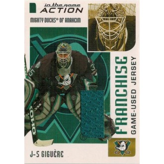 Jersey karty - Giguere Jean-Sebastien - 2003-04 ITG Action Jerseys No.M-241