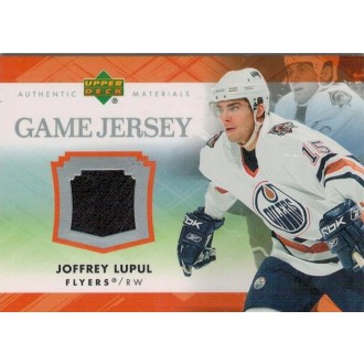 Jersey karty - Lupul Joffrey - 2007-08 Upper Deck Game Jerseys No.J-LU