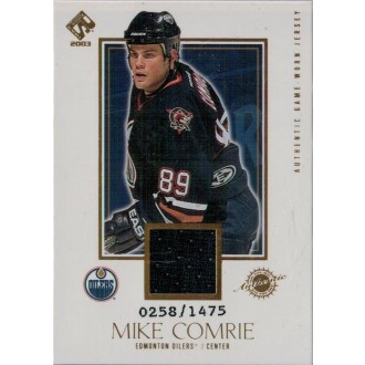 Jersey karty - Comrie Mike - 2002-03 Private Stock Reserve No.122