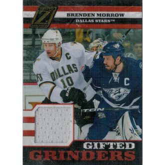 Jersey karty - Morrow Brenden - 2010-11 Zenith Gifted Grinders Scraps Jerseys No.6