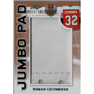 Exkluzivní karty - Čechmánek Roman - 2017-18 Leaf Masked Men Jumbo Pads  No.JP-14 No.1