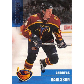 Řadové karty - Karlsson Andreas - 1999-00 BAP Memorabilia No.308