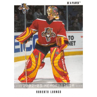 Řadové karty - Luongo Roberto - 2002-03 BAP Memorabilia No.88