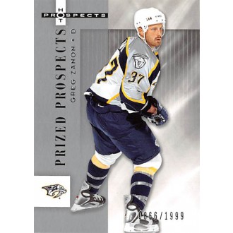 Řadové karty - Zanon Greg - 2005-06 Hot Prospects No.147