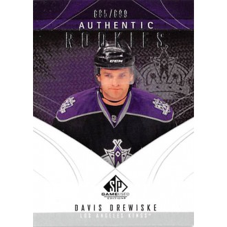 Řadové karty - Drewiske Davis - 2009-10 SP Game Used No.168