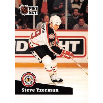 Řadové karty - Yzerman Steve - 1991-92 Pro Set No.281