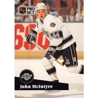 Řadové karty - McIntyre John - 1991-92 Pro Set No.401