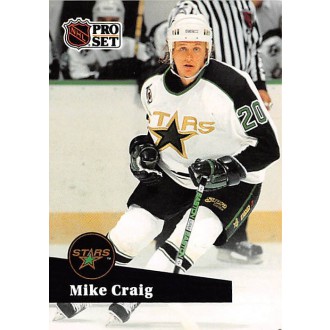 Řadové karty - Craig Mike - 1991-92 Pro Set No.405