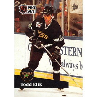 Řadové karty - Elik Todd - 1991-92 Pro Set No.410