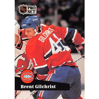 Řadové karty - Gilchrist Brent - 1991-92 Pro Set No.414