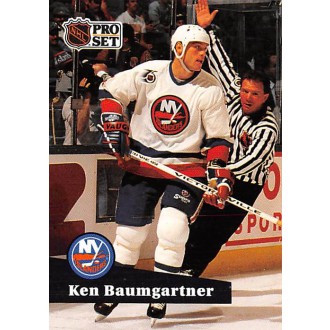 Řadové karty - Baumgartner Ken - 1991-92 Pro Set No.432